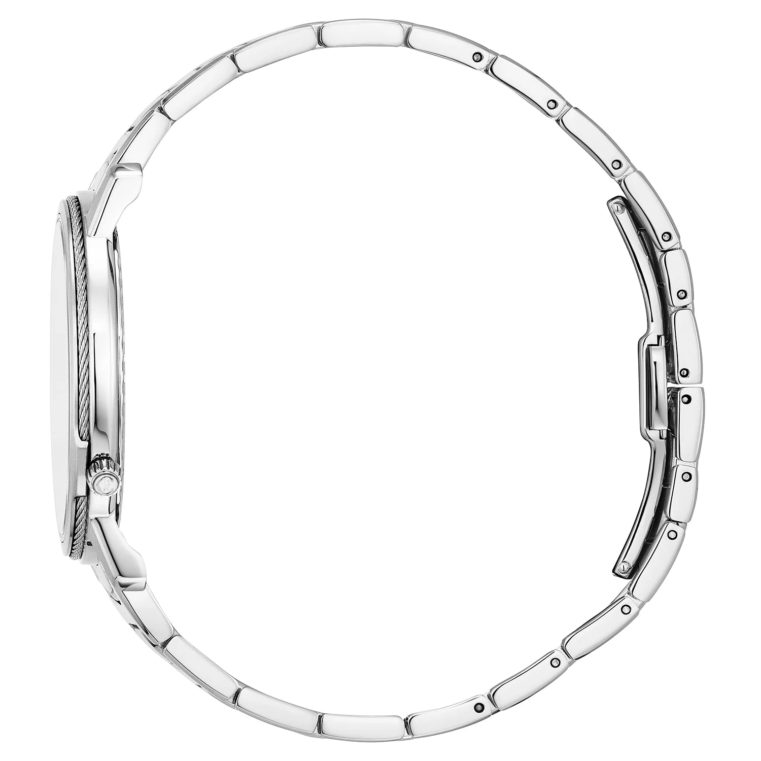 CELTIC® LEGACY, 40MM, QUARTZ CALIBRE, STEEL BEZEL, WHITE WITH ROMAN NUMERALS DIAL, STEEL METAL BRACELET - BLACK FRIDAY - ©2024 Philippe Charriol International Ltd. - Watch