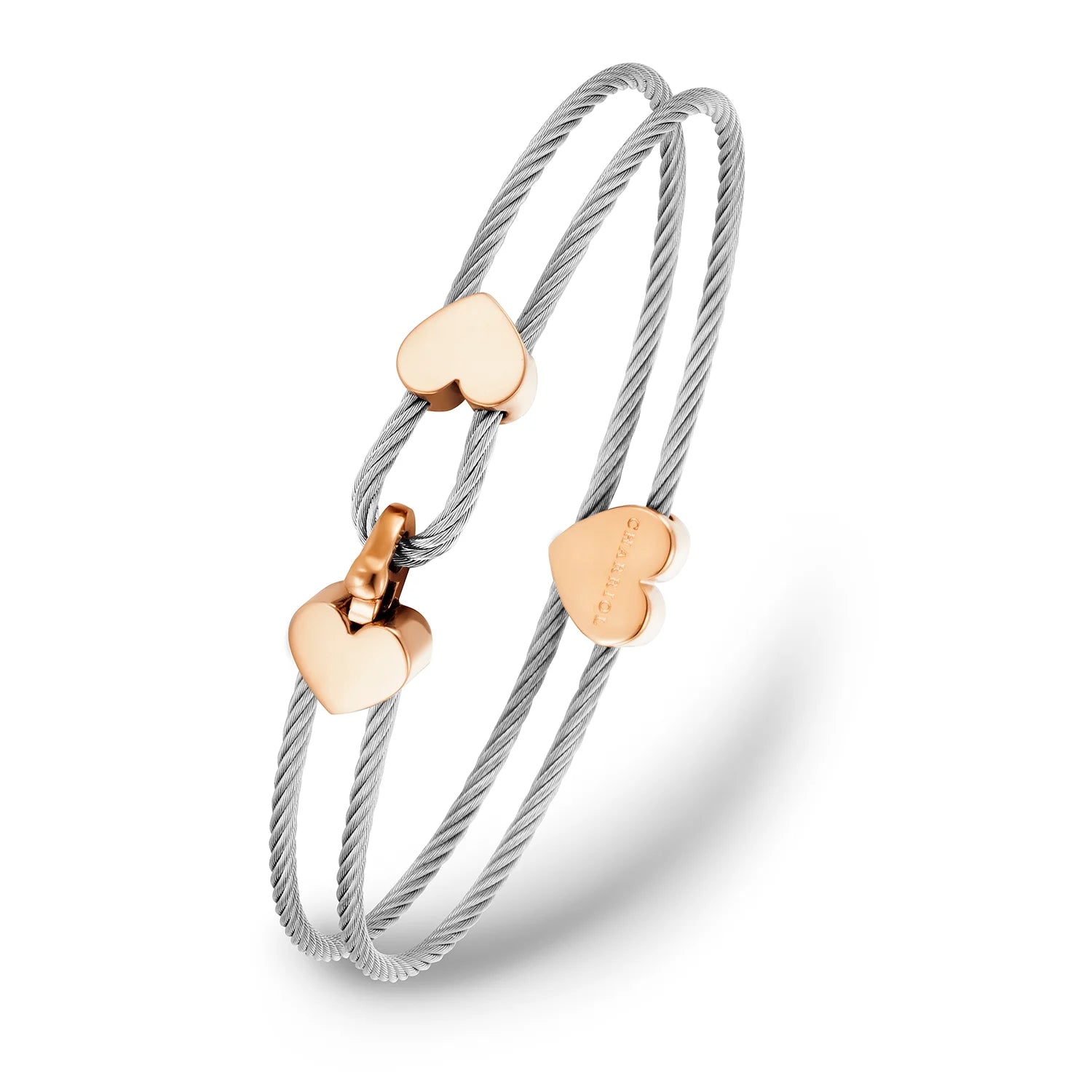 スティール_ローズゴールド