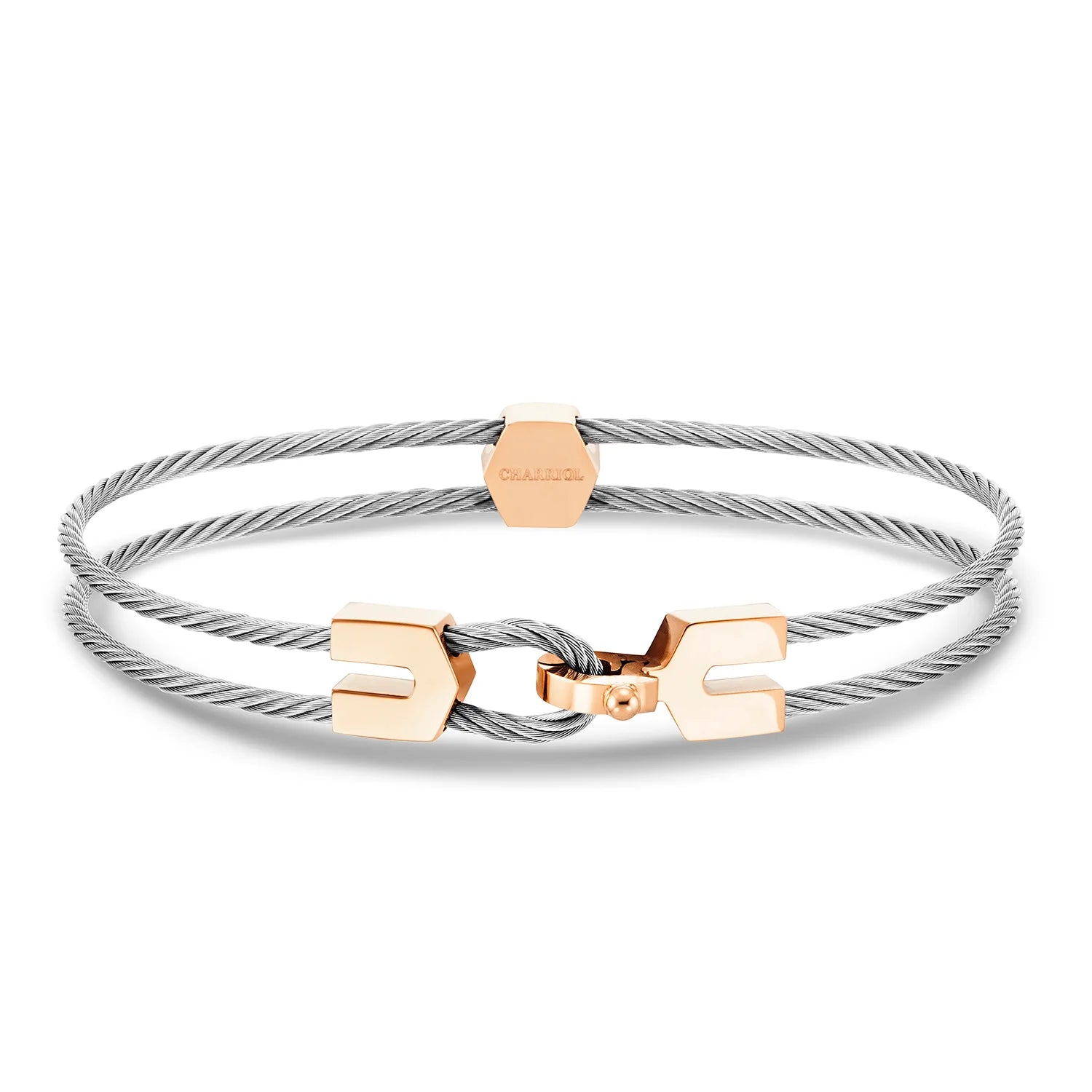 スティール_ローズゴールド