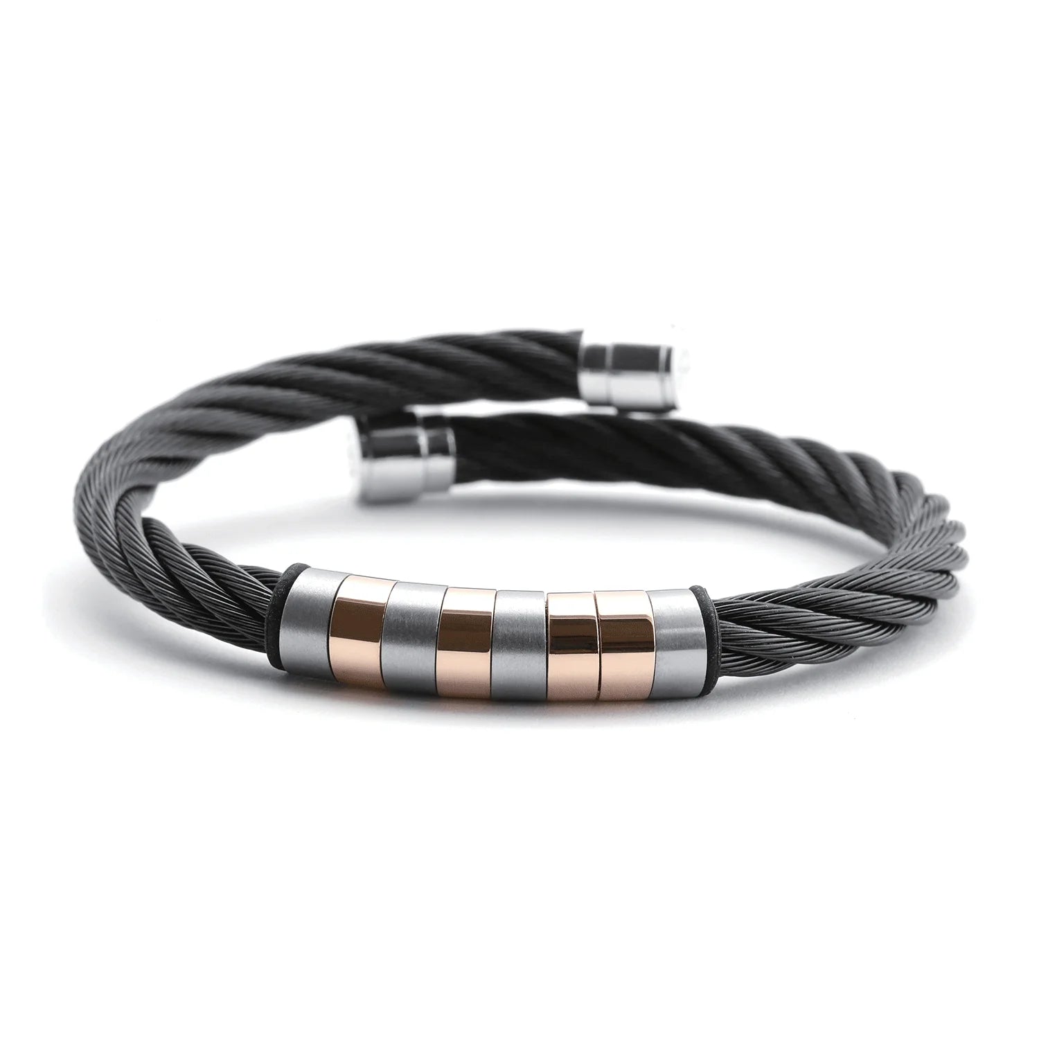 ブラック_ローズゴールド&シルバー