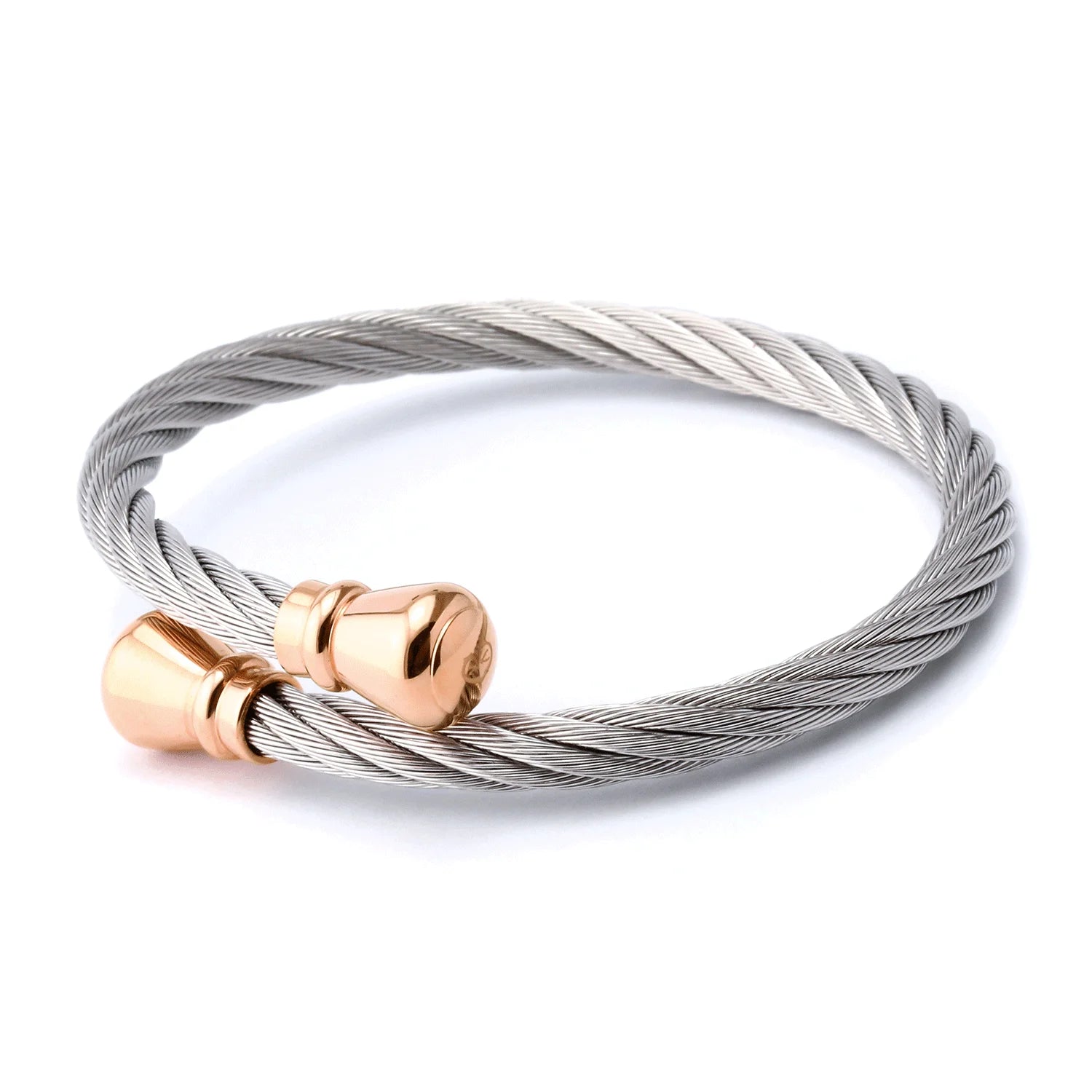 スティール_ローズゴールド