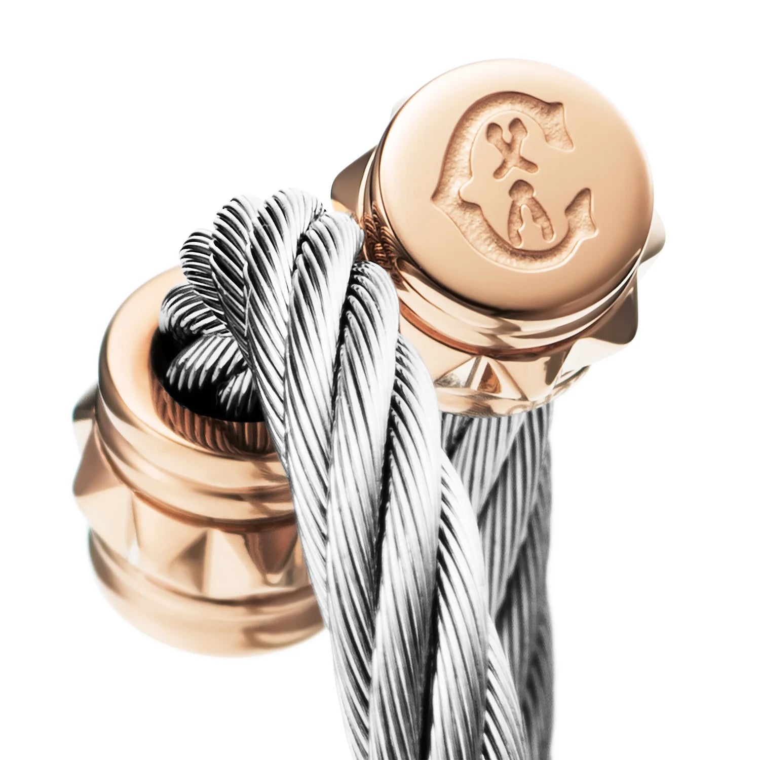 スティール_ローズゴールド