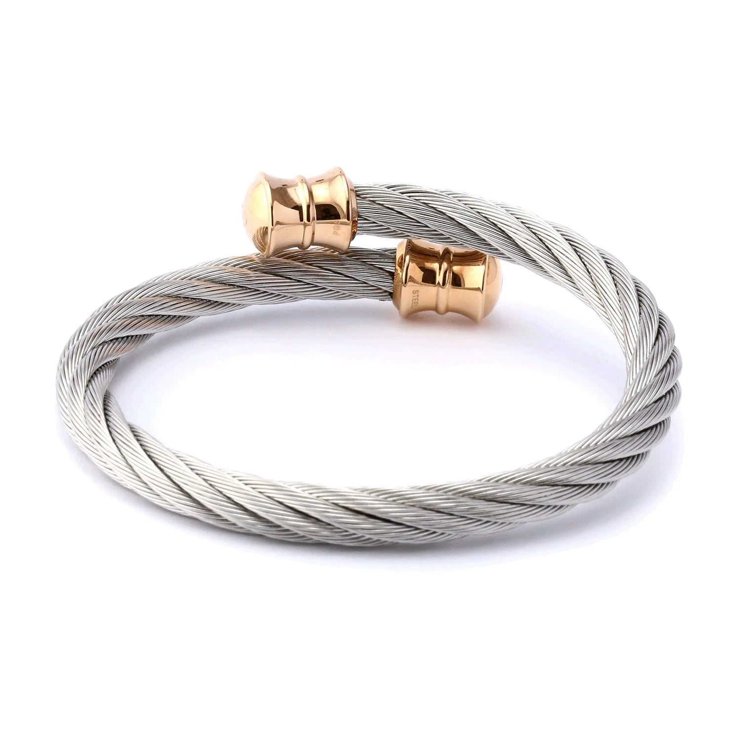 スティール_ローズゴールド