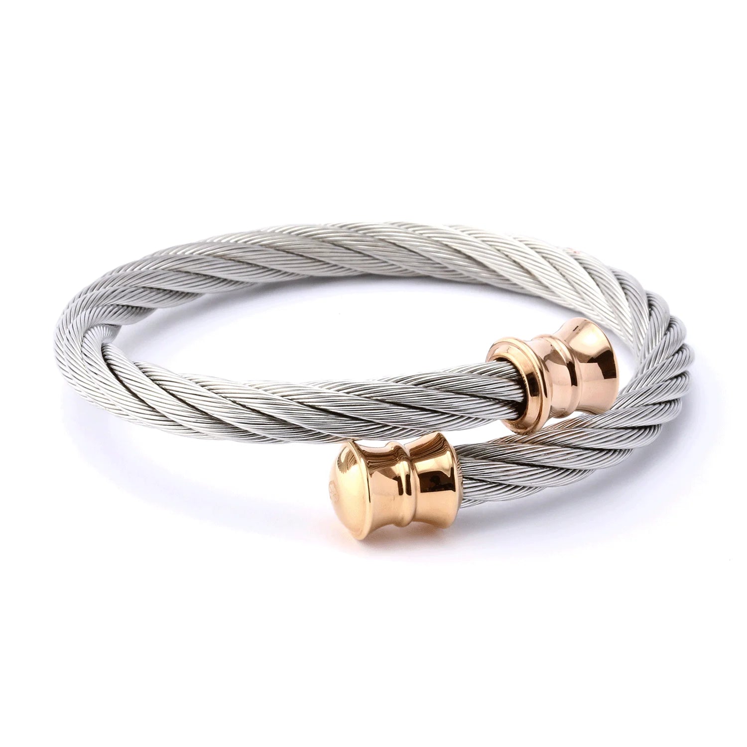 スティール_ローズゴールド