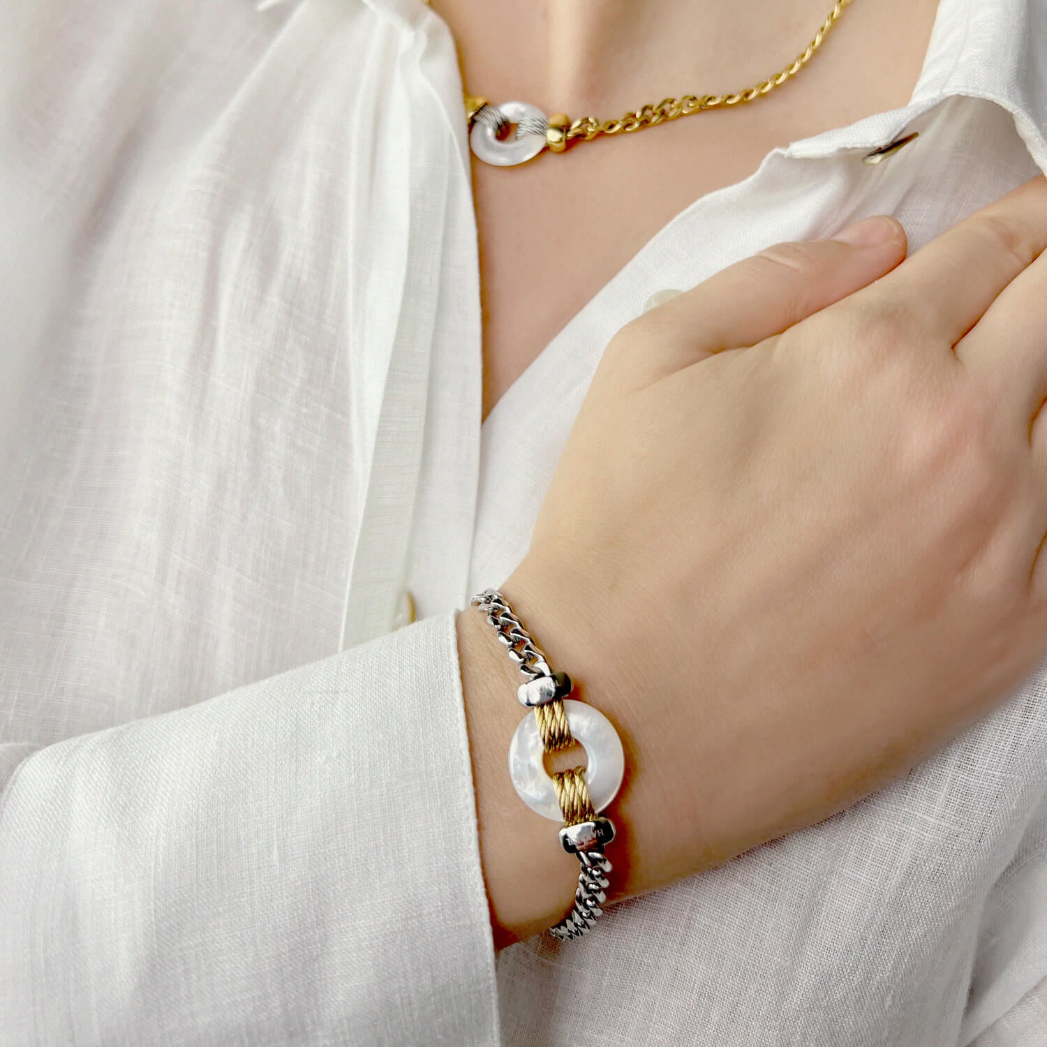 スティール_ホワイト・マザー・オブ・パール