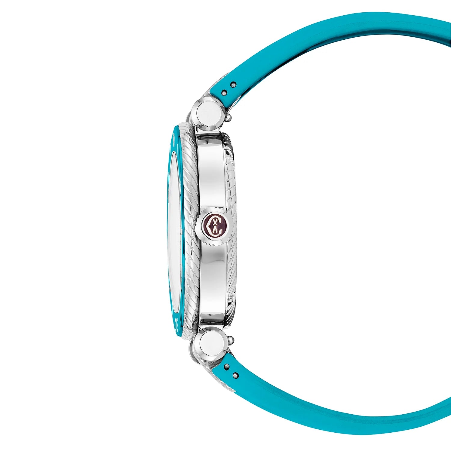 NAVIGATOR サーフ、36MM、オートマティックキャリバー、ターコイズダイアル、ターコイズベゼル、ターコイズルブ ブレスレット -Charriol ジュネーブ - 時計