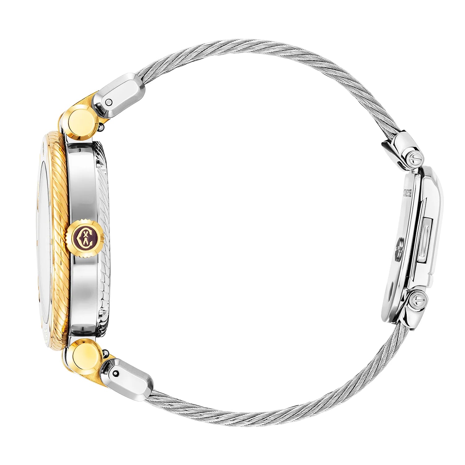 NAVIGATOR SURF、36MM、オートマティックキャリバー、ホワイトダイアル、ホワイトベゼル、スティール製ブレスレット -Charriol ジュネーブ - 時計