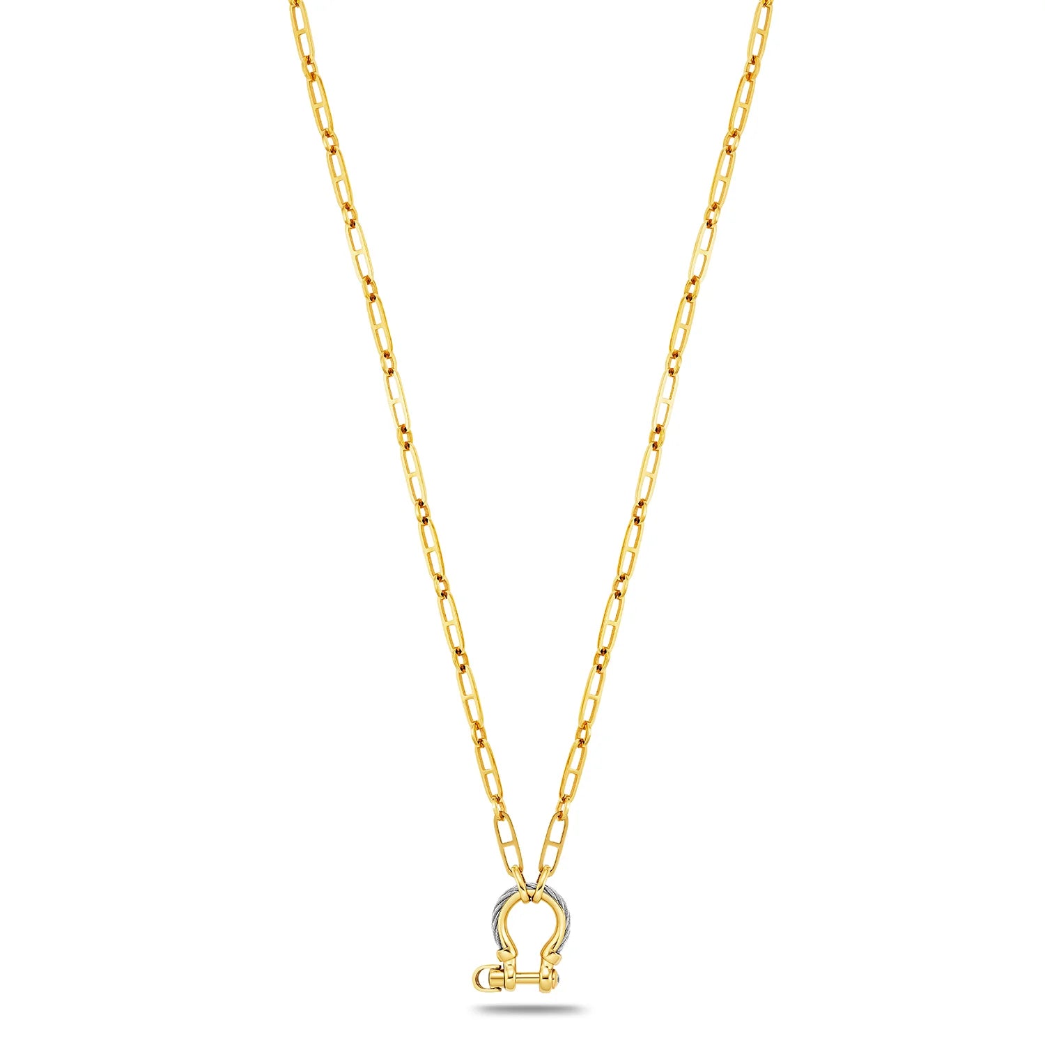 Yellow Gold_Steel_40cm to 45cm