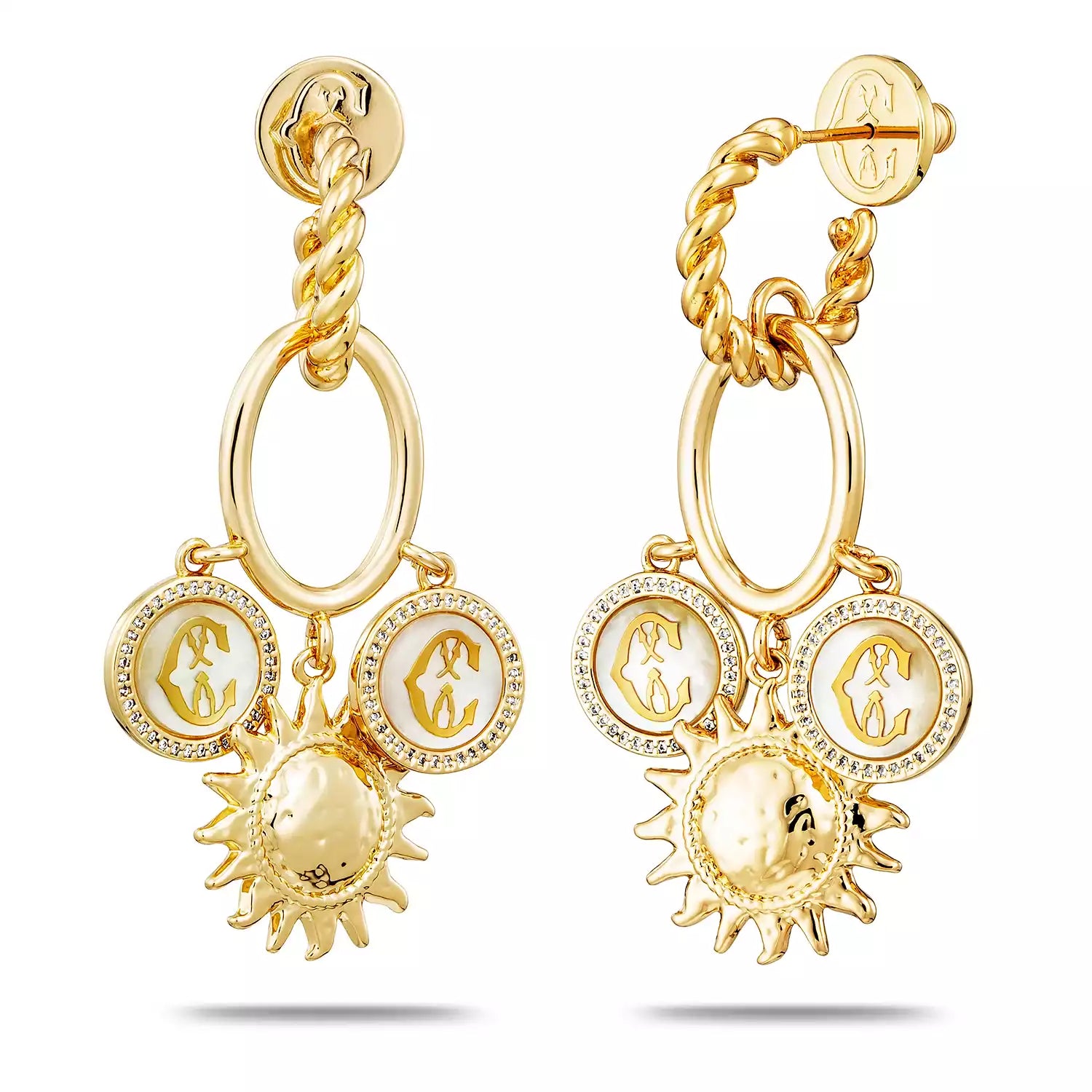 イエローゴールド_3マザーオブパールコインと太陽