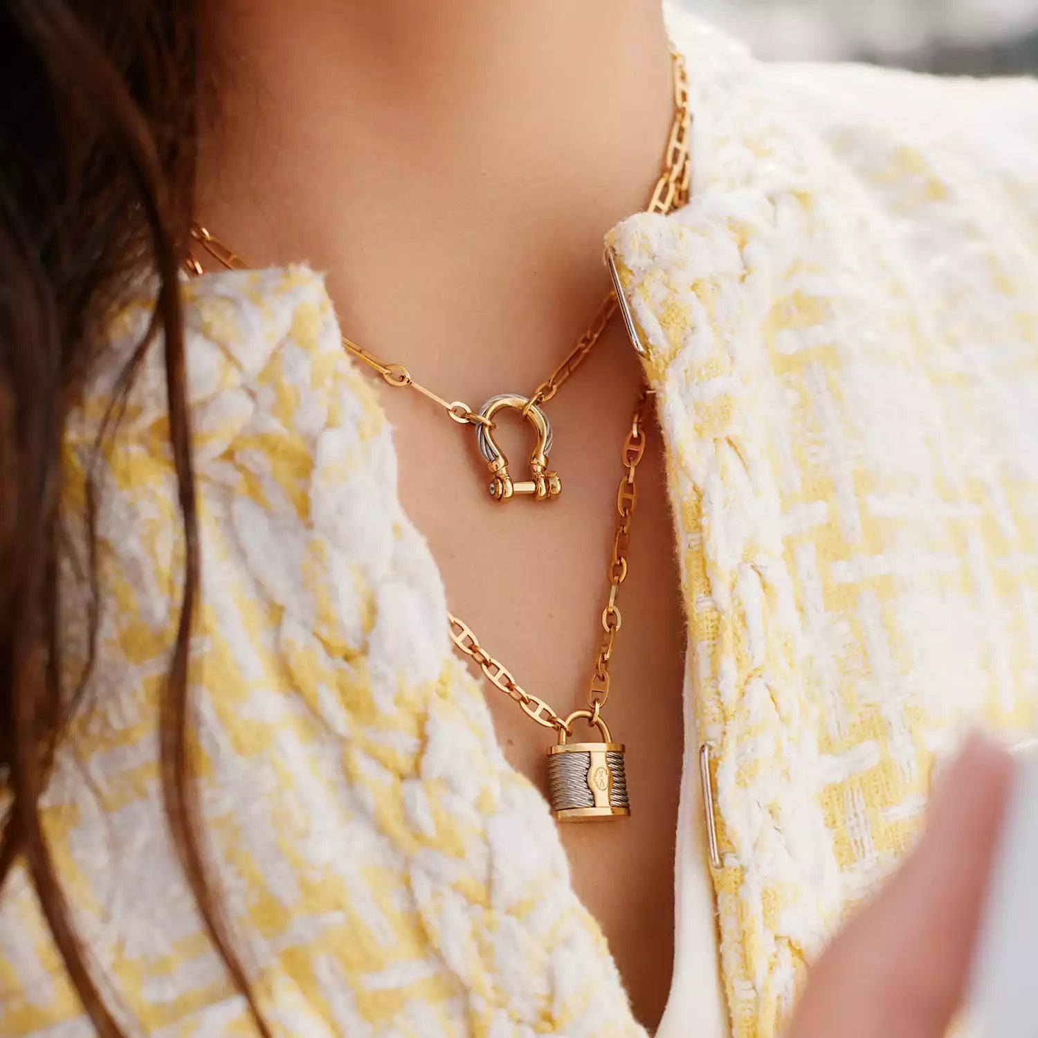 スチール_イエローゴールド_50cm