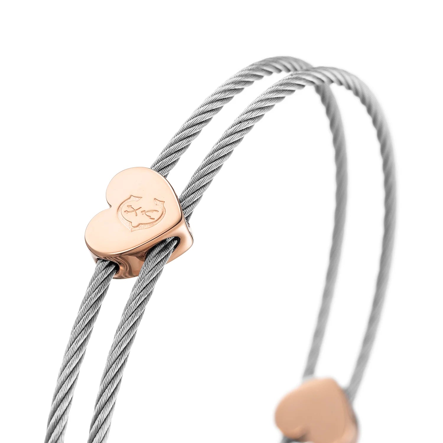 スティール_ローズゴールド