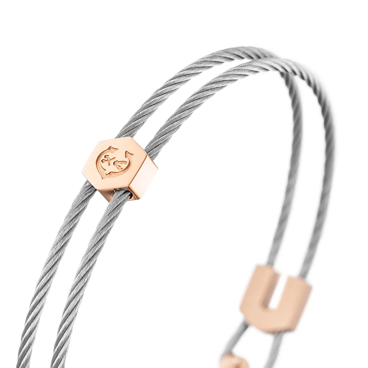 スティール_ローズゴールド