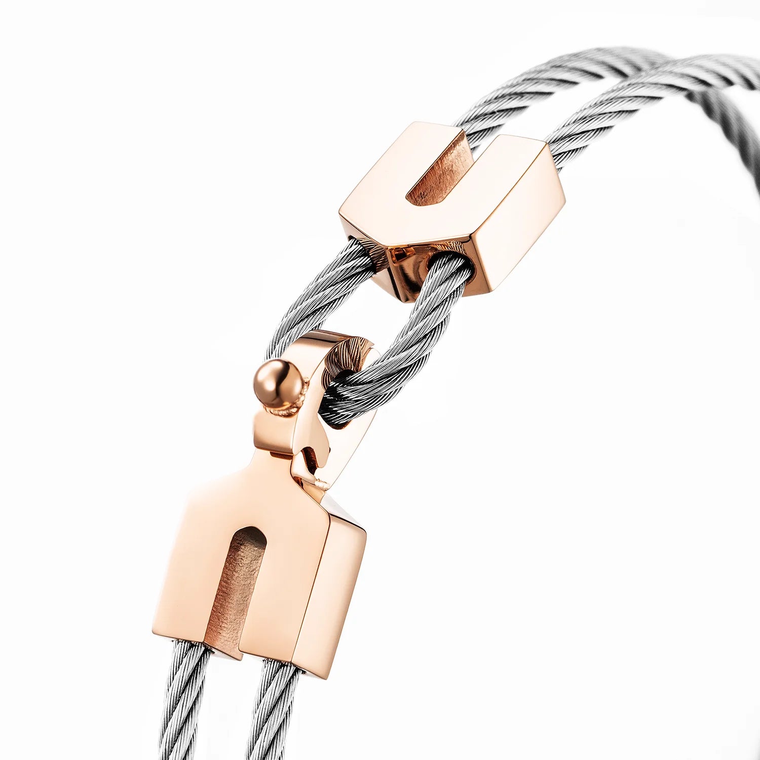 スティール_ローズゴールド