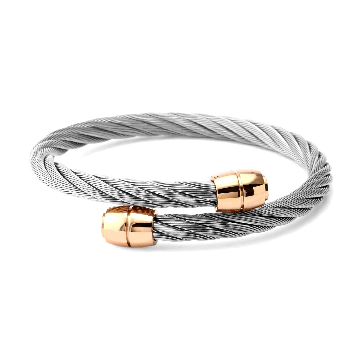 スティール_ローズゴールド