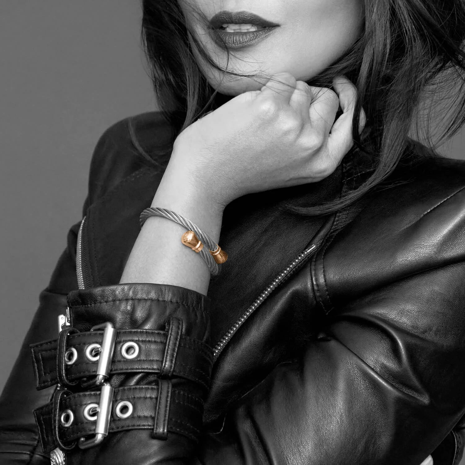 スティール_ローズゴールド