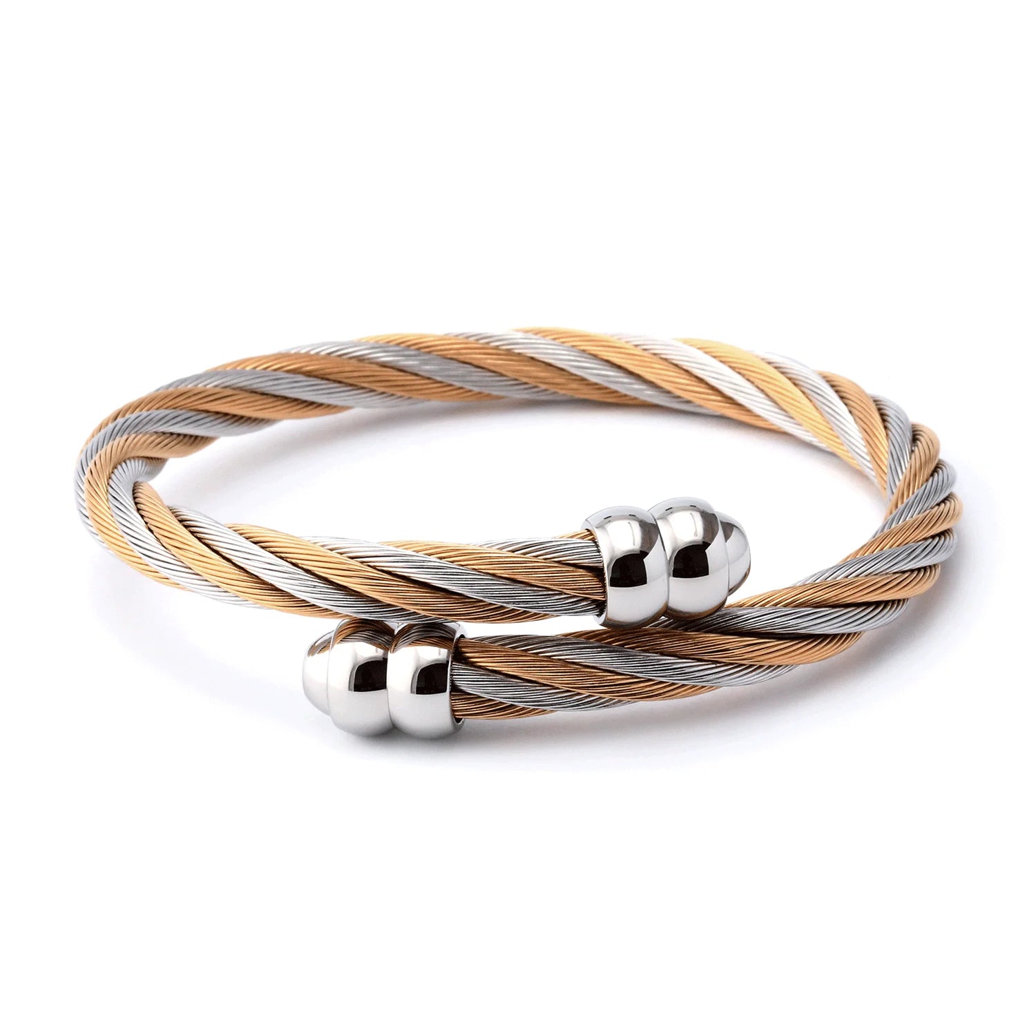 スティール＆ローズゴールド_スティール