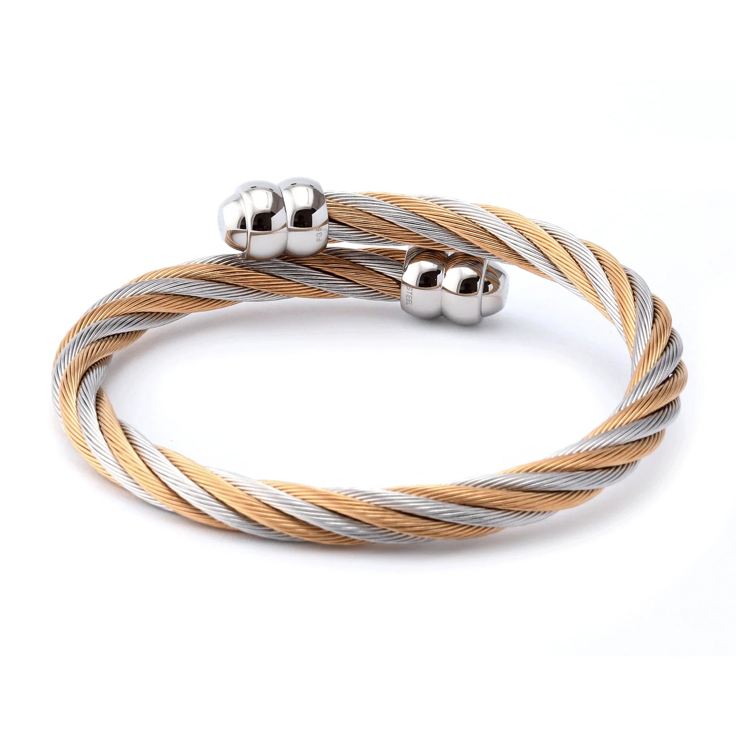 スティール＆ローズゴールド_スティール