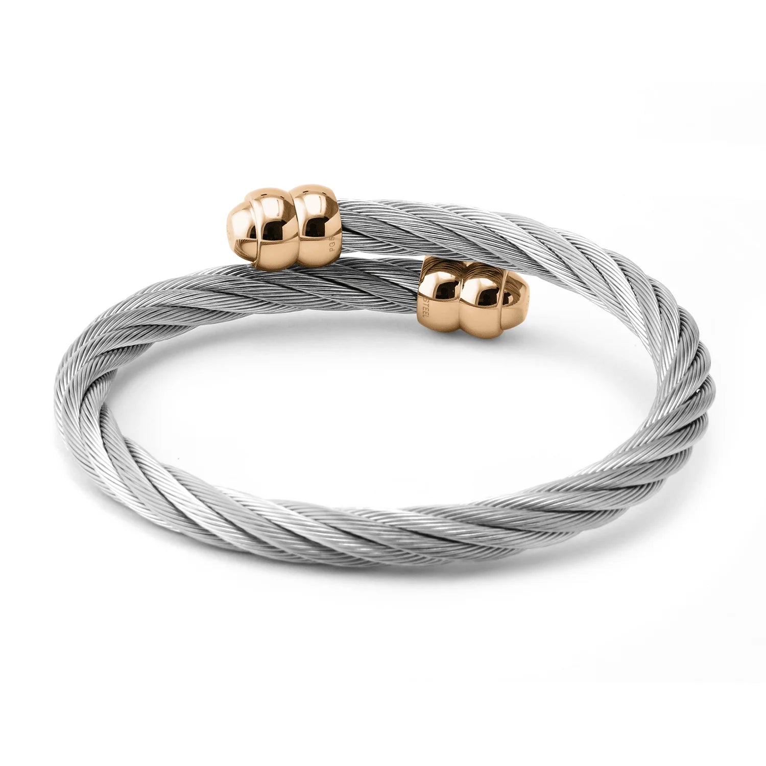 スティール_ローズゴールド