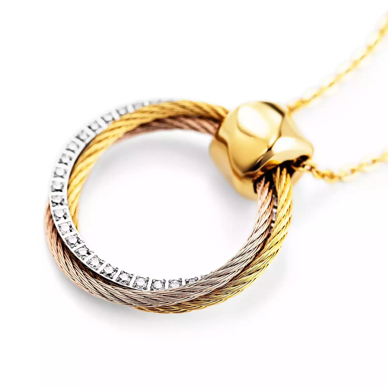 Celtic Triquetra ネックレス -Charriol ジュネーブ - ネックレス＆ペンダント