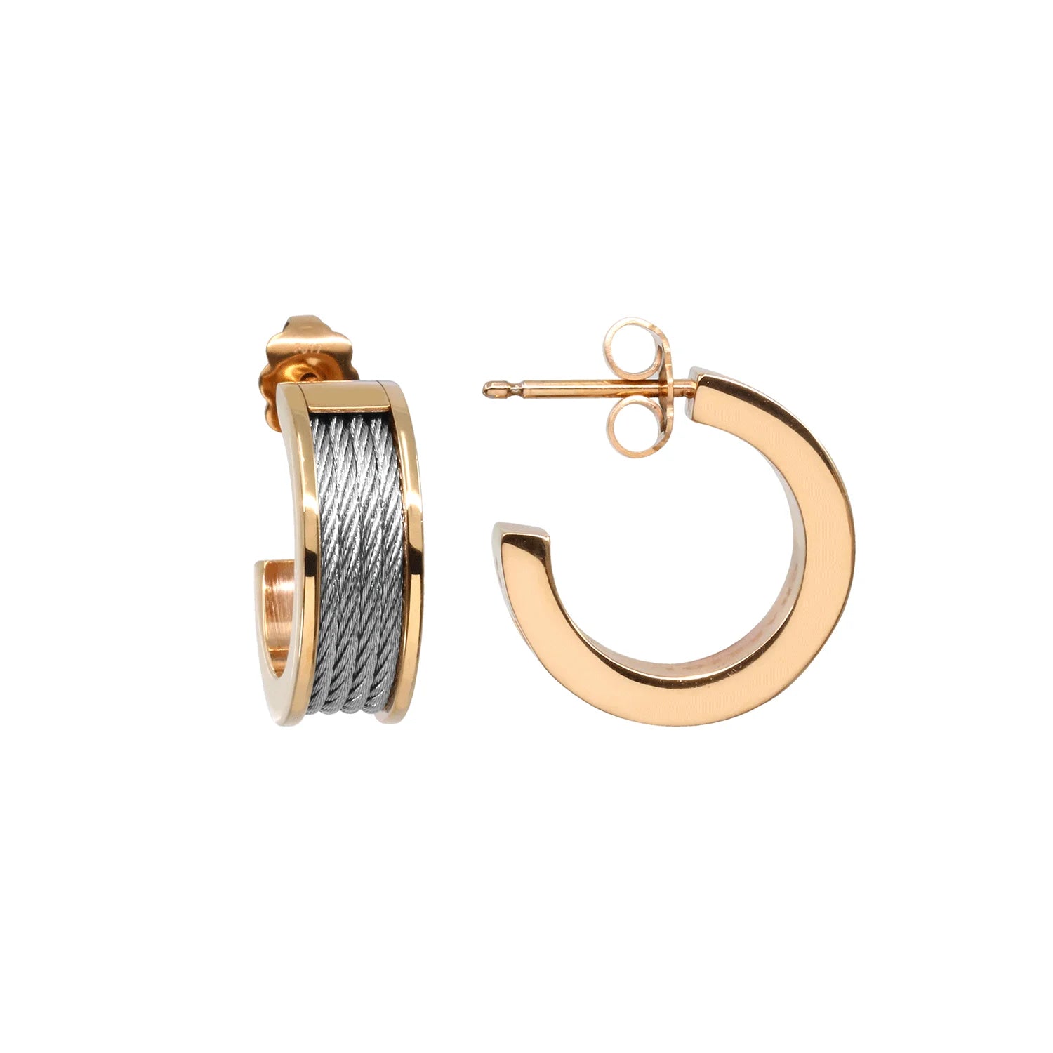 スティール_ローズゴールド