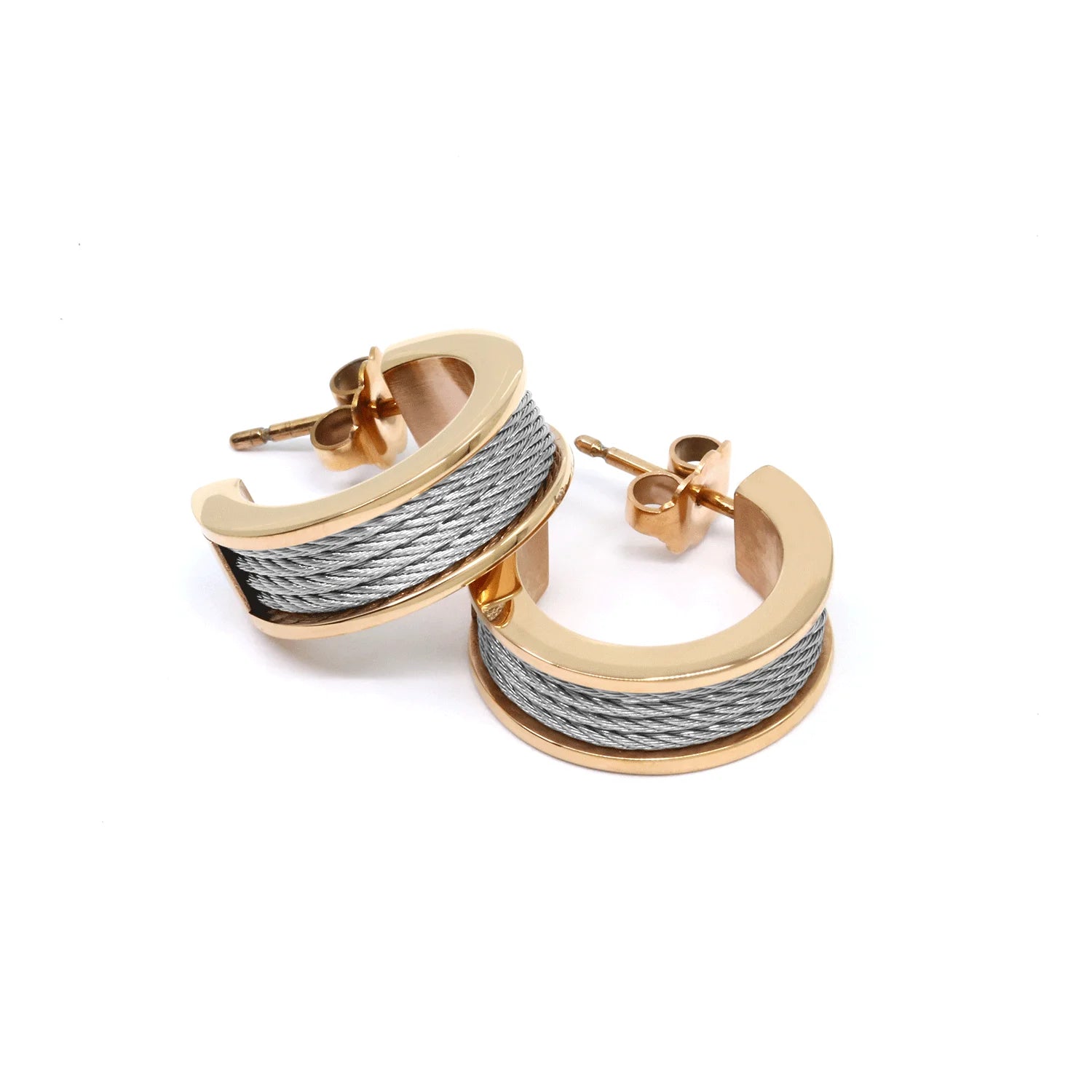 スティール_ローズゴールド