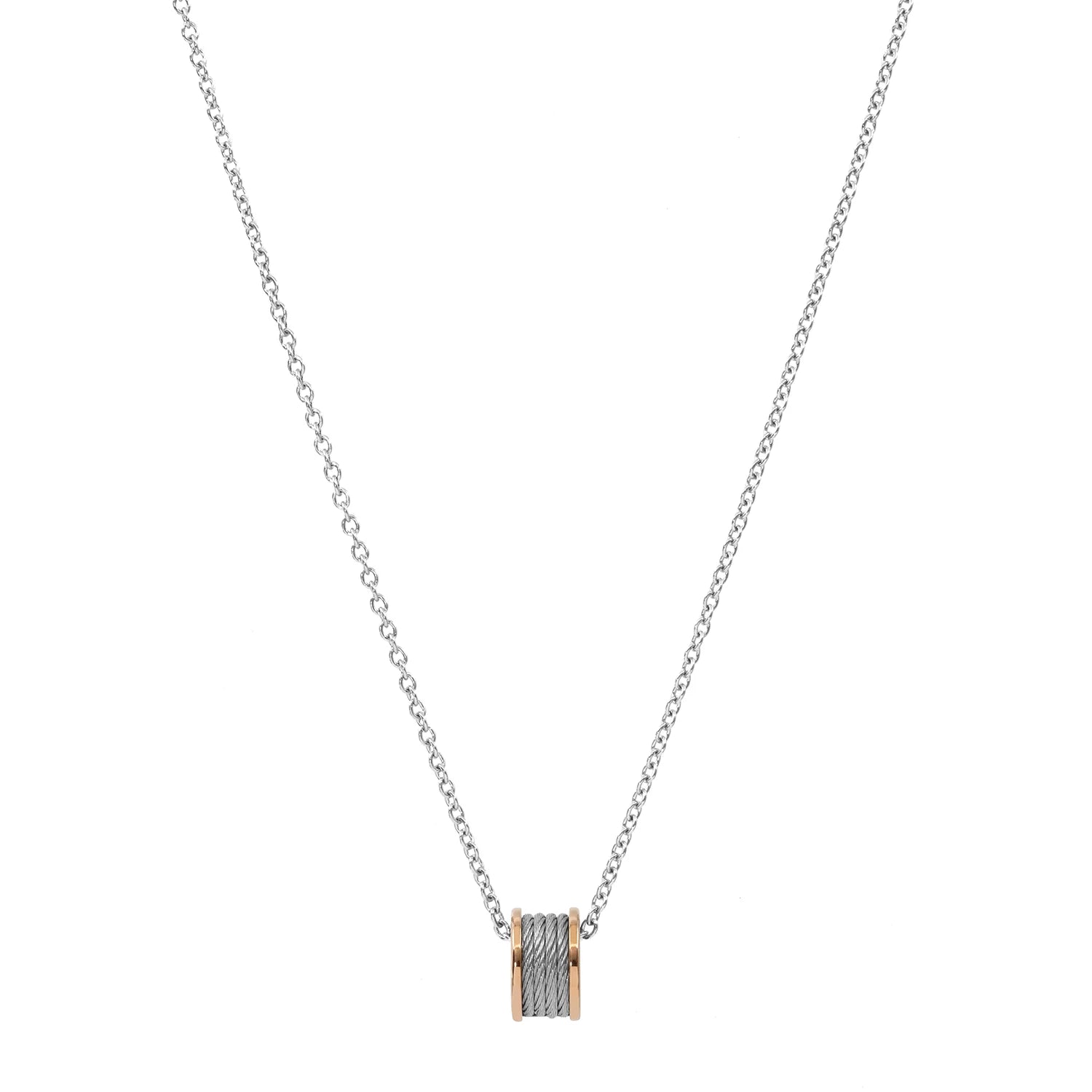 スティール_ローズゴールド