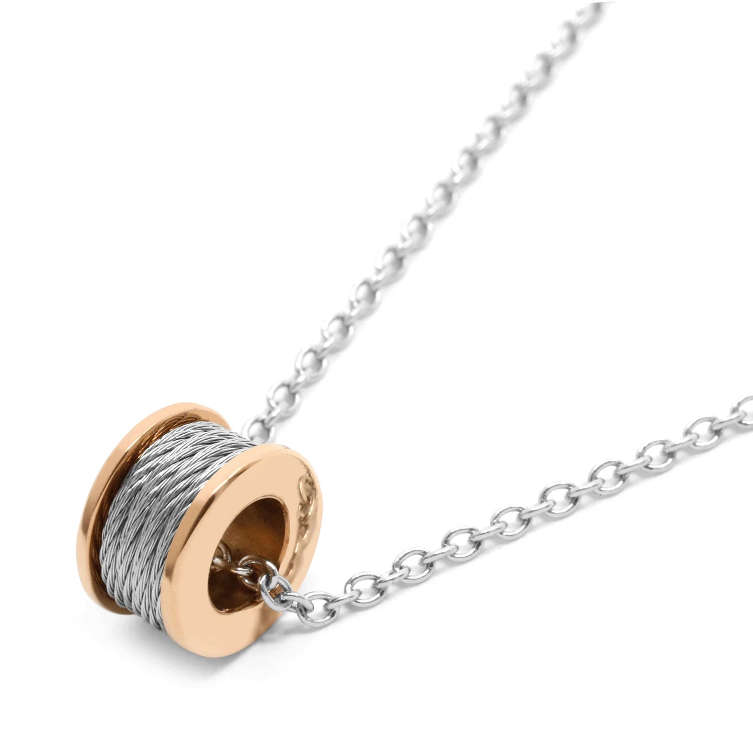 スティール_ローズゴールド