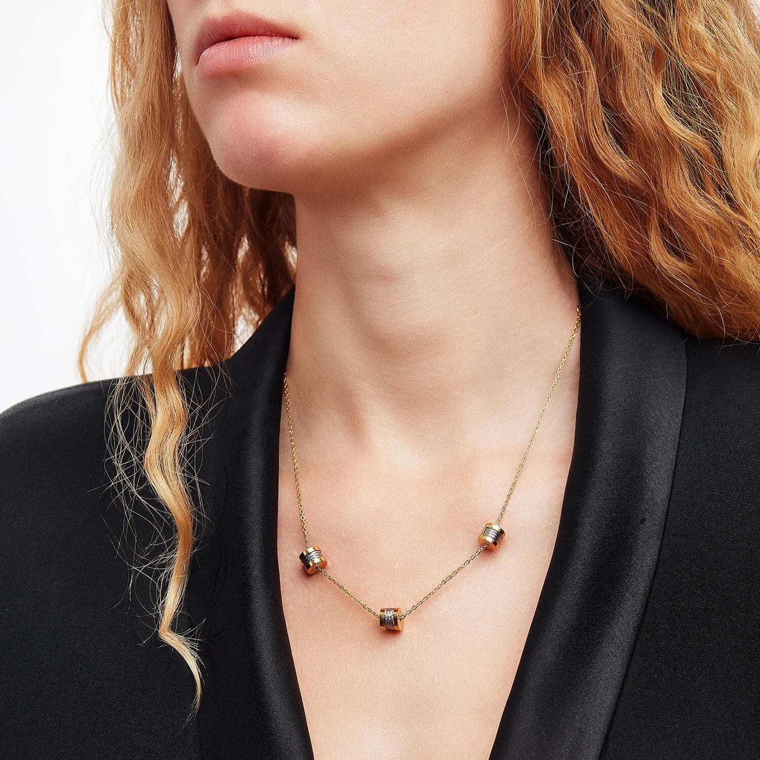 スティール_イエローゴールド_40cm〜50cm