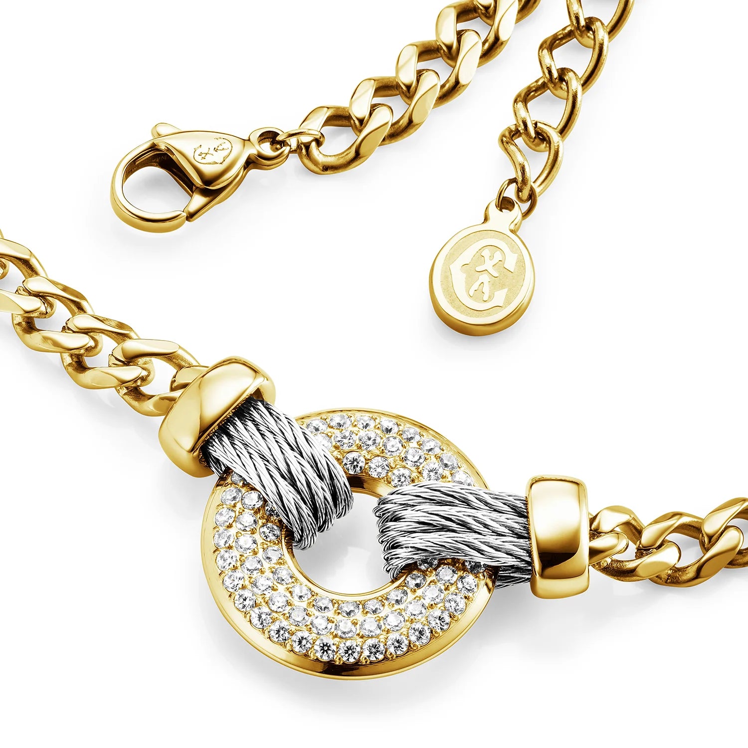 スティール_73ジルコニアペンダント