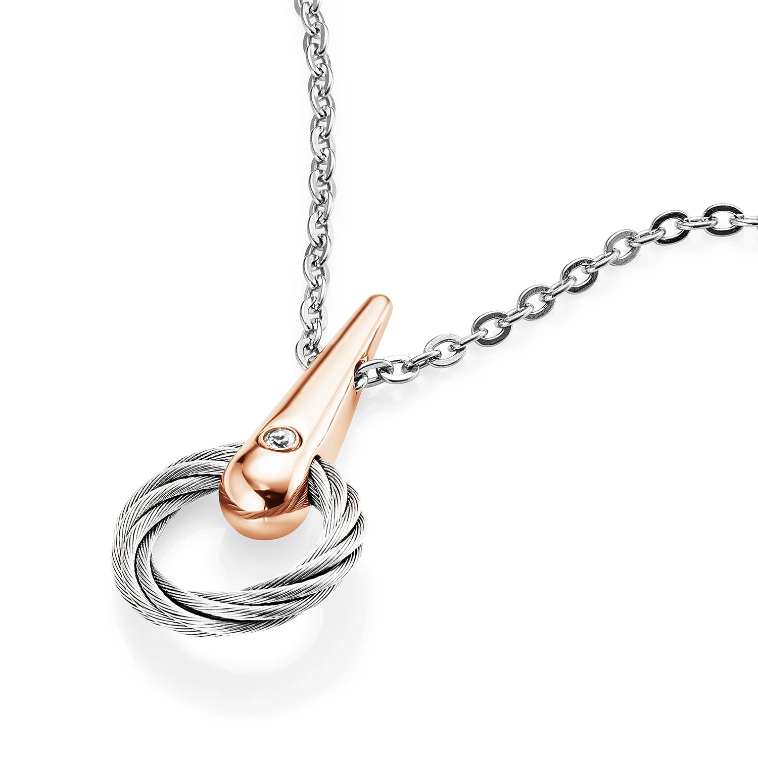 スティール・ローズ・ゴールド・スティック