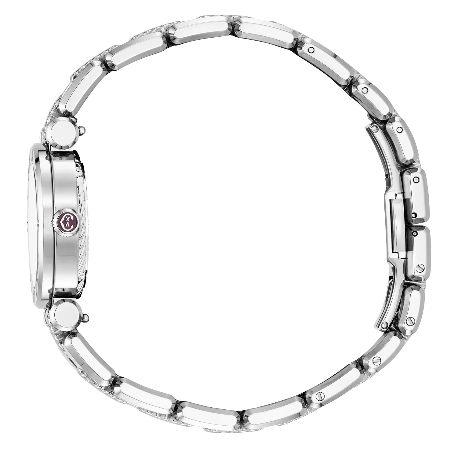 NAVIGATOR CRUISE28mm、クォーツキャリバー、マザーオブパール文字盤、""CHARRIOL CHARRIOL ""BEZEL, STEEL INTERCHANGEABLE BRACELET" -Charriol Geneve - 時計