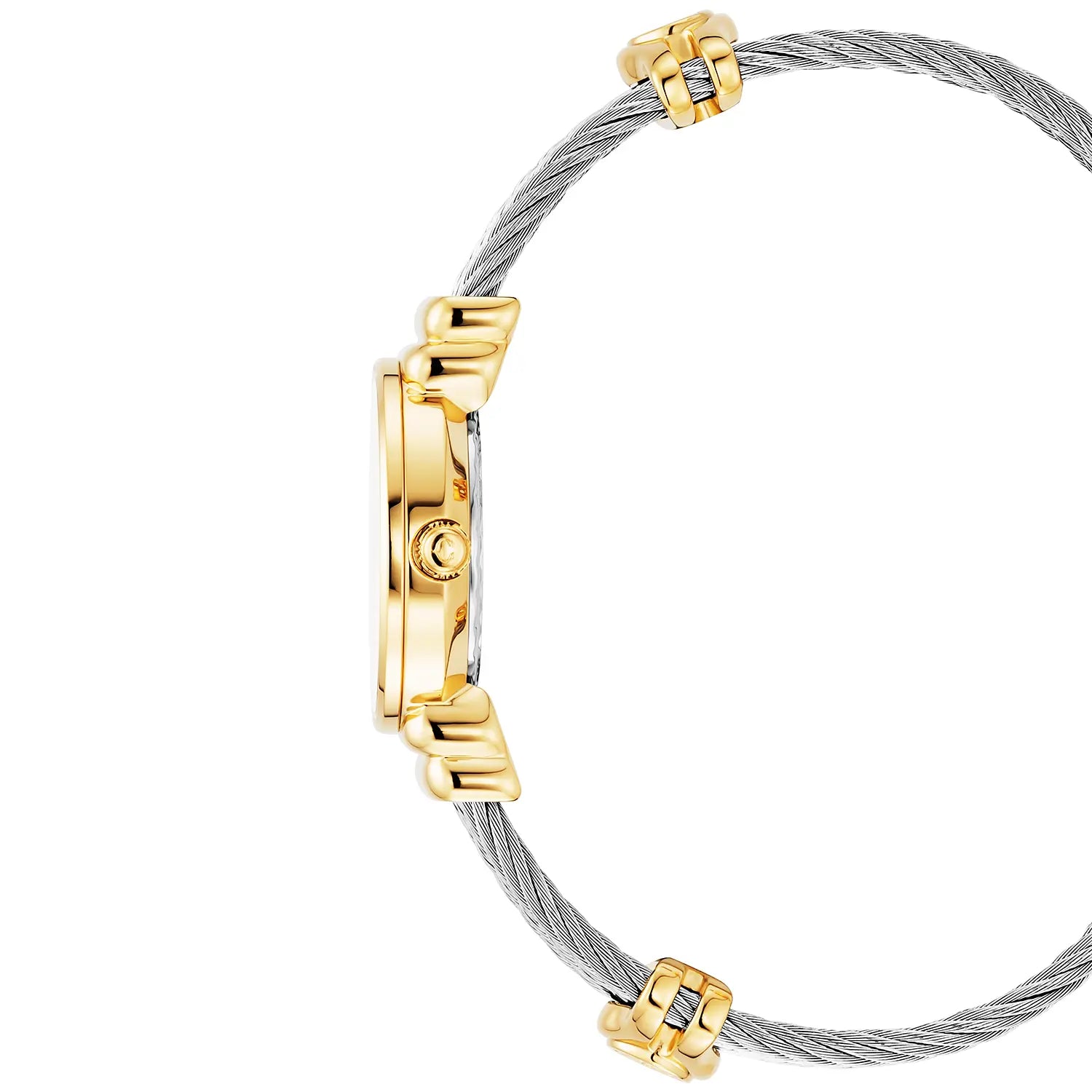 St Tropez アイコン ウォッチ イエローゴールド PVD & スチール -Charriol ジュネーブ - 時計