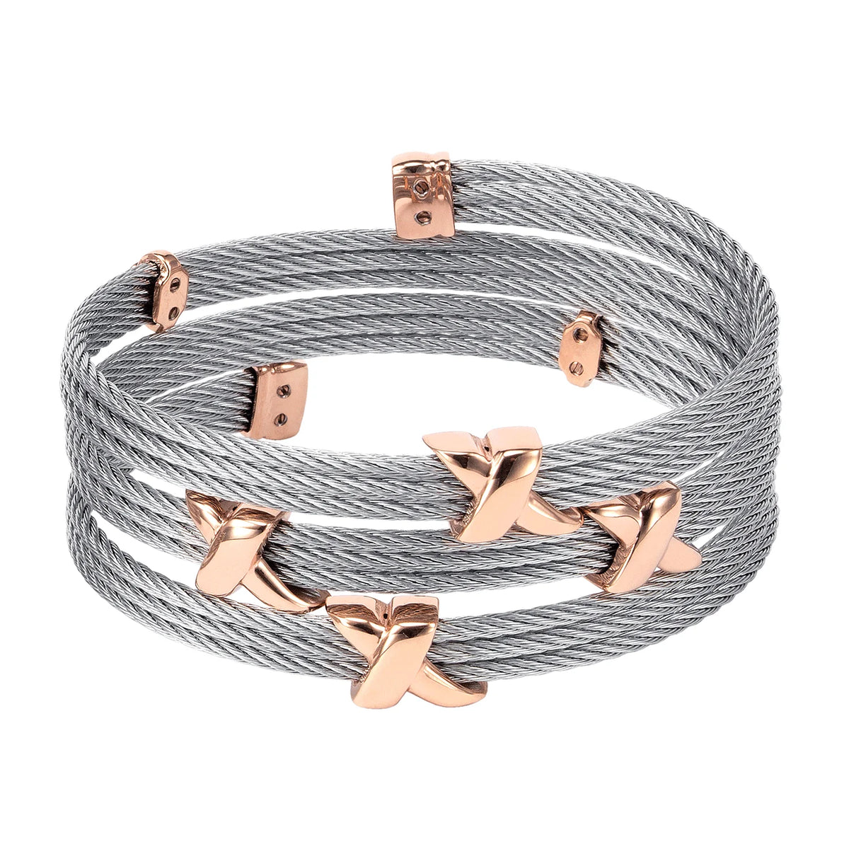 CHARRIOL ツイストデザインバングル ツイスト™Bangle トリプル